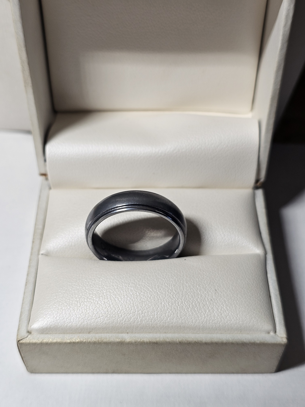 Tungsten Dark Grey Ring Size 9¾